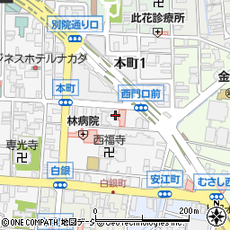 金沢商行周辺の地図