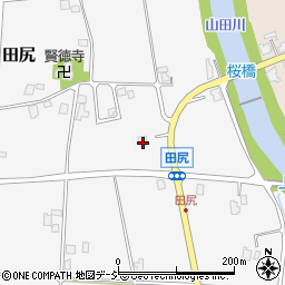 富山県南砺市田尻88周辺の地図