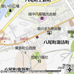 富山県富山市八尾町上新町2718-1周辺の地図