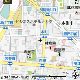 エクサパーキング周辺の地図