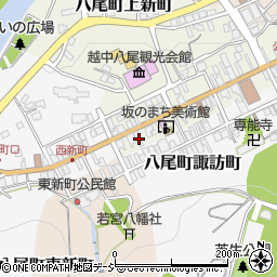 富山県富山市八尾町上新町2711周辺の地図