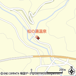 松の湯温泉周辺の地図