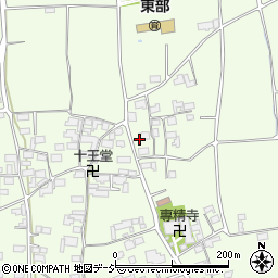 長野県長野市篠ノ井東福寺中組周辺の地図