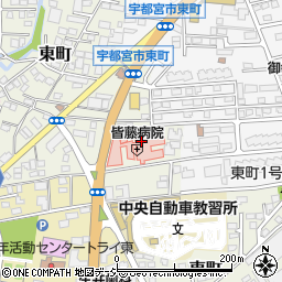 皆藤病院（恵会）周辺の地図