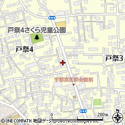 弘花堂　戸祭店周辺の地図