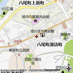 富山県富山市八尾町上新町2705周辺の地図