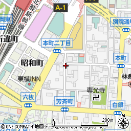 名鉄協商金沢本町第９駐車場周辺の地図