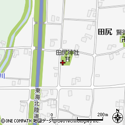 富山県南砺市田尻223周辺の地図