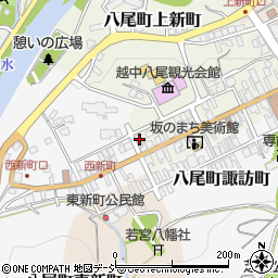 富山県富山市八尾町上新町2725周辺の地図