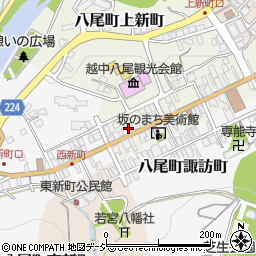 富山県富山市八尾町上新町2736周辺の地図