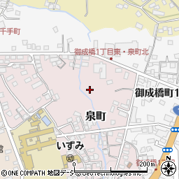 〒322-0062 栃木県鹿沼市泉町の地図