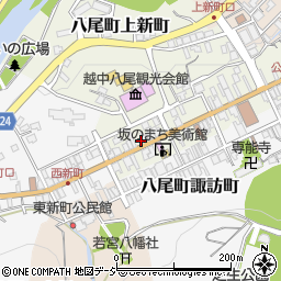 富山県富山市八尾町上新町2742周辺の地図