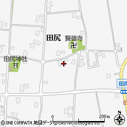富山県南砺市田尻153周辺の地図