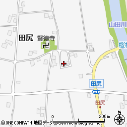 富山県南砺市田尻129-11周辺の地図