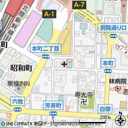 金沢焼鳥 炭火焼鶏 Ryo 金沢駅前　別館周辺の地図