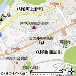 富山県富山市八尾町上新町2749-1周辺の地図