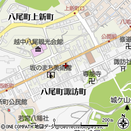 富山県富山市八尾町上新町2681周辺の地図