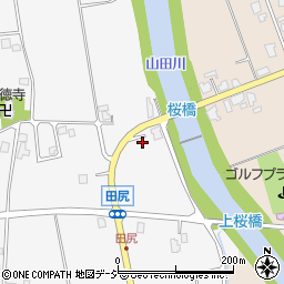 富山県南砺市田尻41-4周辺の地図