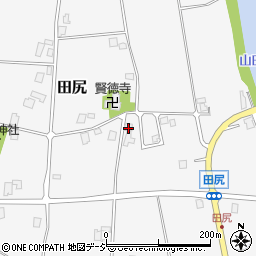 富山県南砺市田尻130周辺の地図