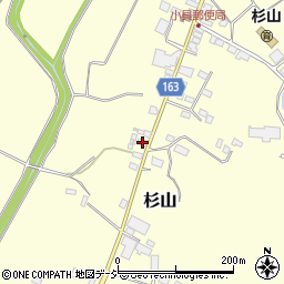 栃木県芳賀郡市貝町杉山717周辺の地図