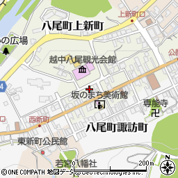 富山県富山市八尾町上新町2748周辺の地図