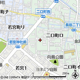 石川県金沢市二口町ロ38周辺の地図