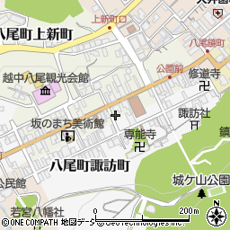 富山県富山市八尾町上新町2670周辺の地図