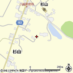 栃木県芳賀郡市貝町杉山706周辺の地図