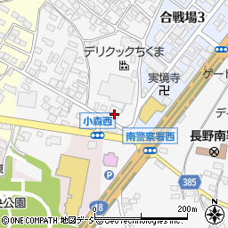 長野県長野市篠ノ井小森433周辺の地図