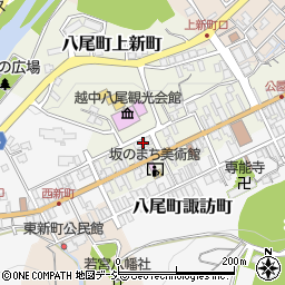 富山県富山市八尾町上新町2751周辺の地図