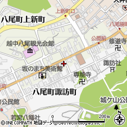 富山県富山市八尾町上新町2673周辺の地図