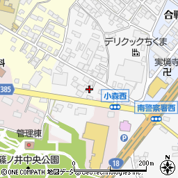 長野県長野市篠ノ井小森467周辺の地図