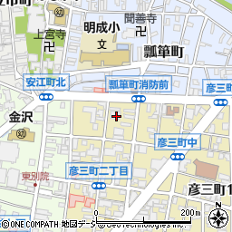 瓢箪町公民館周辺の地図