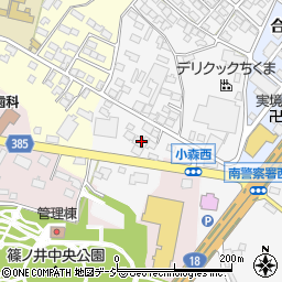 長野県長野市篠ノ井小森468周辺の地図
