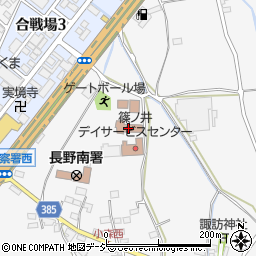 長野市篠ノ井授産所周辺の地図
