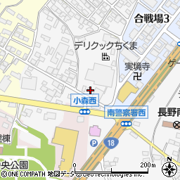 長野県長野市篠ノ井小森434-4周辺の地図