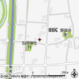 富山県南砺市田尻221周辺の地図