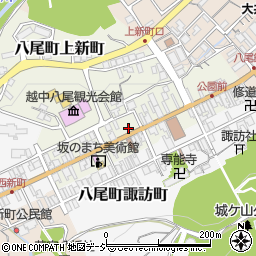 富山県富山市八尾町上新町2772-1周辺の地図