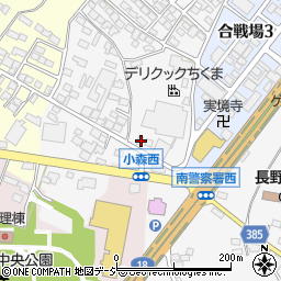 長野県長野市篠ノ井小森434周辺の地図