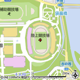 石川県西部緑地公園陸上競技場周辺の地図