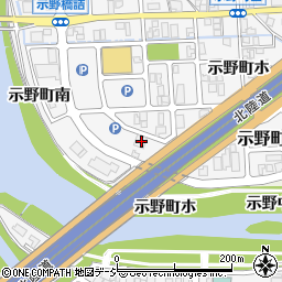 石川県金沢市示野町南150周辺の地図