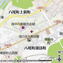 富山県富山市八尾町上新町2762周辺の地図