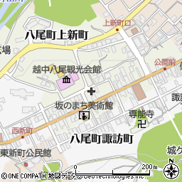 富山県富山市八尾町上新町2762周辺の地図