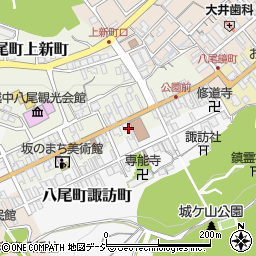 富山県富山市八尾町上新町2661周辺の地図