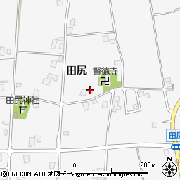 富山県南砺市田尻161周辺の地図
