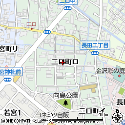石川県金沢市二口町ロ周辺の地図