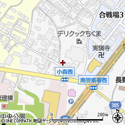 長野県長野市篠ノ井小森434-5周辺の地図