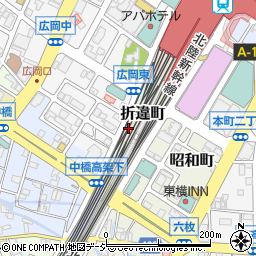 石川県金沢市広岡町イ周辺の地図