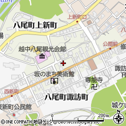 富山県富山市八尾町上新町2768周辺の地図