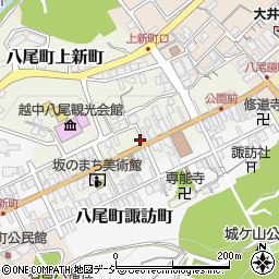 富山県富山市八尾町上新町2776周辺の地図
